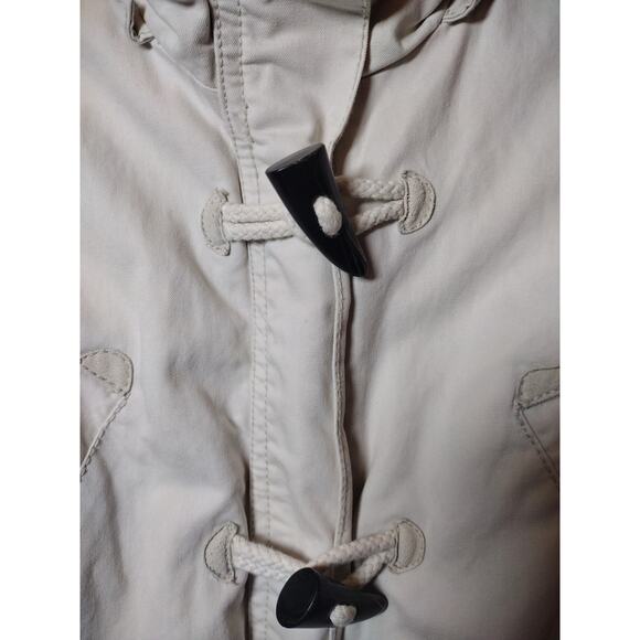 Sherpa Lined White Tie Closure Cozy Winter Coat Womens 4 H&M - Picture 5 of 13